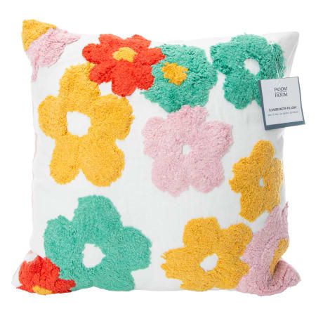 Flower Throw Pillow 16in | Five Below