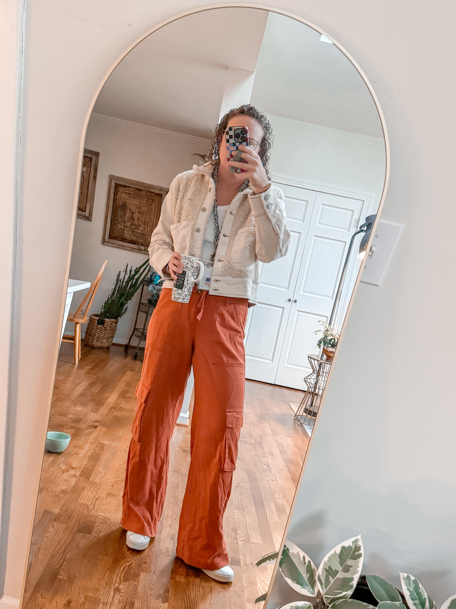 $7 target tank / $27 Jean jacket / $25 pants. Love it  

#LTKWorkwear #LTKFindsUnder50 #LTKSaleAlert