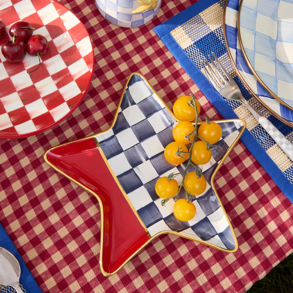 1776 Ceramic Star Plate | MacKenzie-Childs