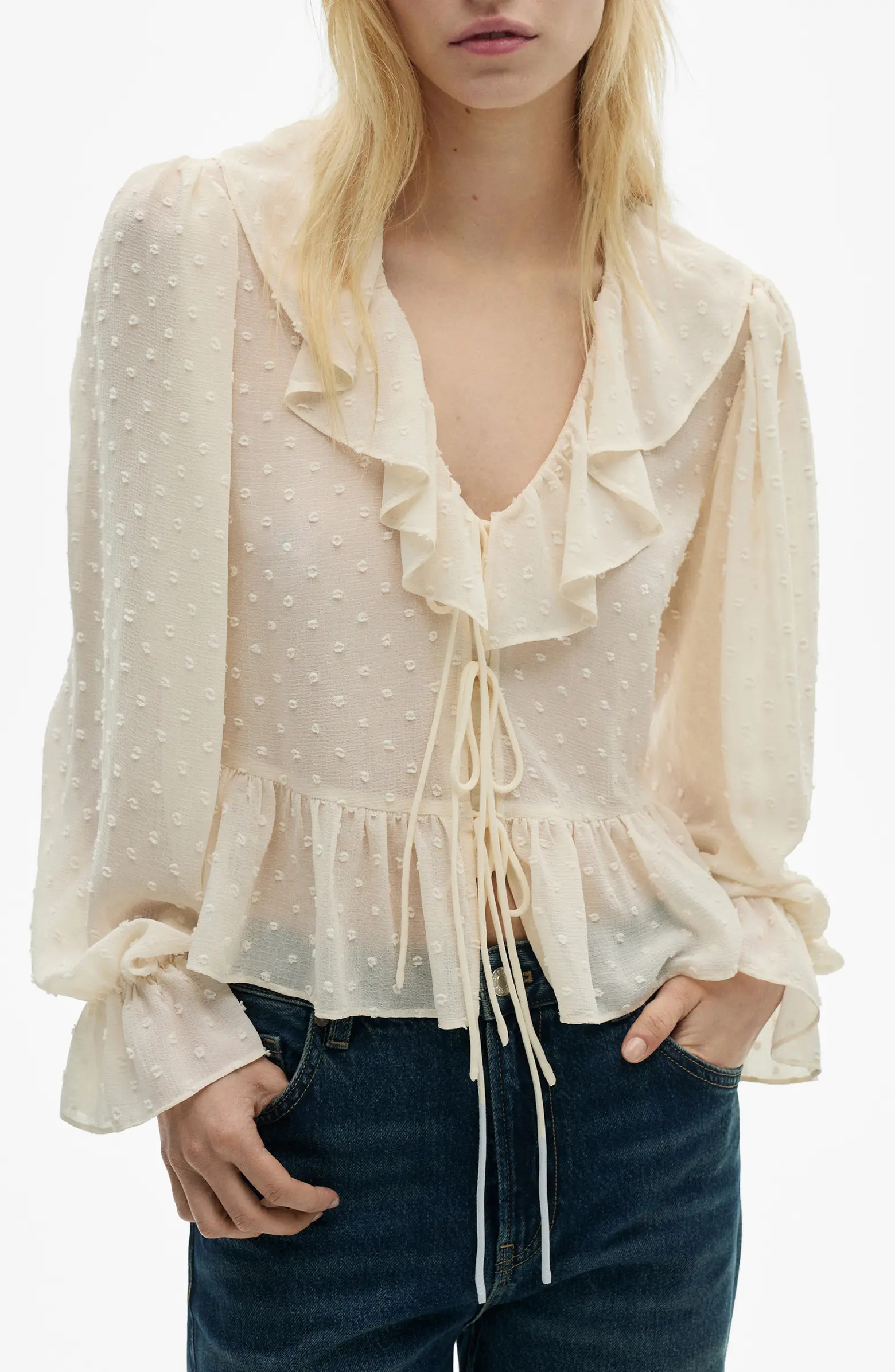 Ruffle Long Sleeve Top | Nordstrom