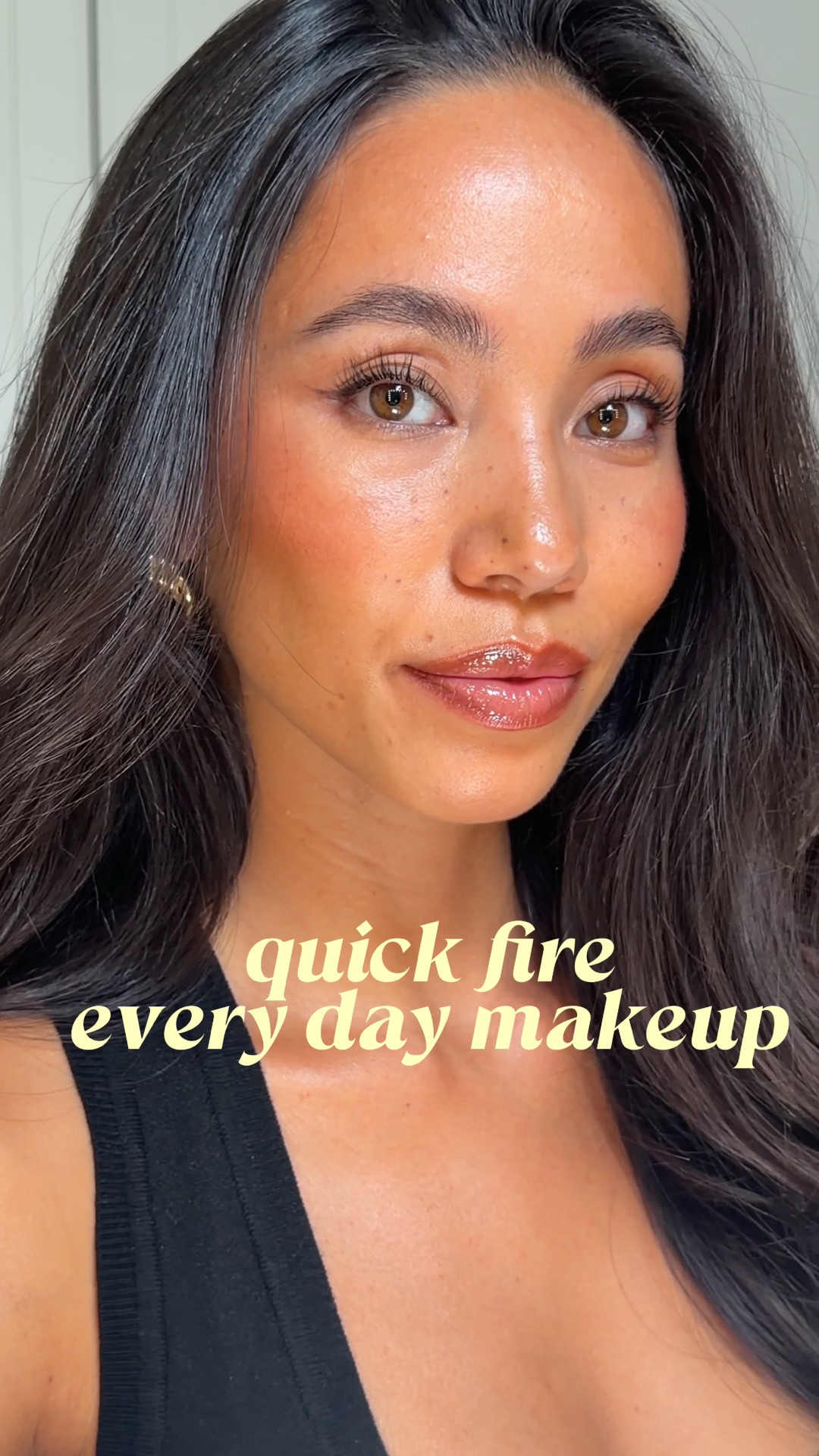 Quick fire every day makeup 💋 

Products used 
@Kylie Cosmetics skin tint (6w) 
@LYS Beauty bronzer (harmony) 
@Kosas bright concealer (illusion) 
@YSL Beauty make me blush (peachy nude) 
@Diorbeauty backstage concealer (2w) 
@rhode skin skin hydrating mist 
@Rare Beauty brow gel 
@Armani beauty eye tint (sandalwood) 
@nyxcosmetics_uk liquid liner (milk chocolate) 
@Lancôme lash idole (mascara) 
@Hourglass Cosmetics veil powder 
@YSL beauty powder blush (rose haze) 

@Huda Beauty lip stain (toasty brown) 
@REFY lip blur (umber) 
@chanel.beauty coco flash lipstick (boy) 

@Armani Beauty lip gloss (nude halo) 

#makeup #quickmakeup #everydaymakeup

#LTKbeauty #LTKuk #LTKsummer