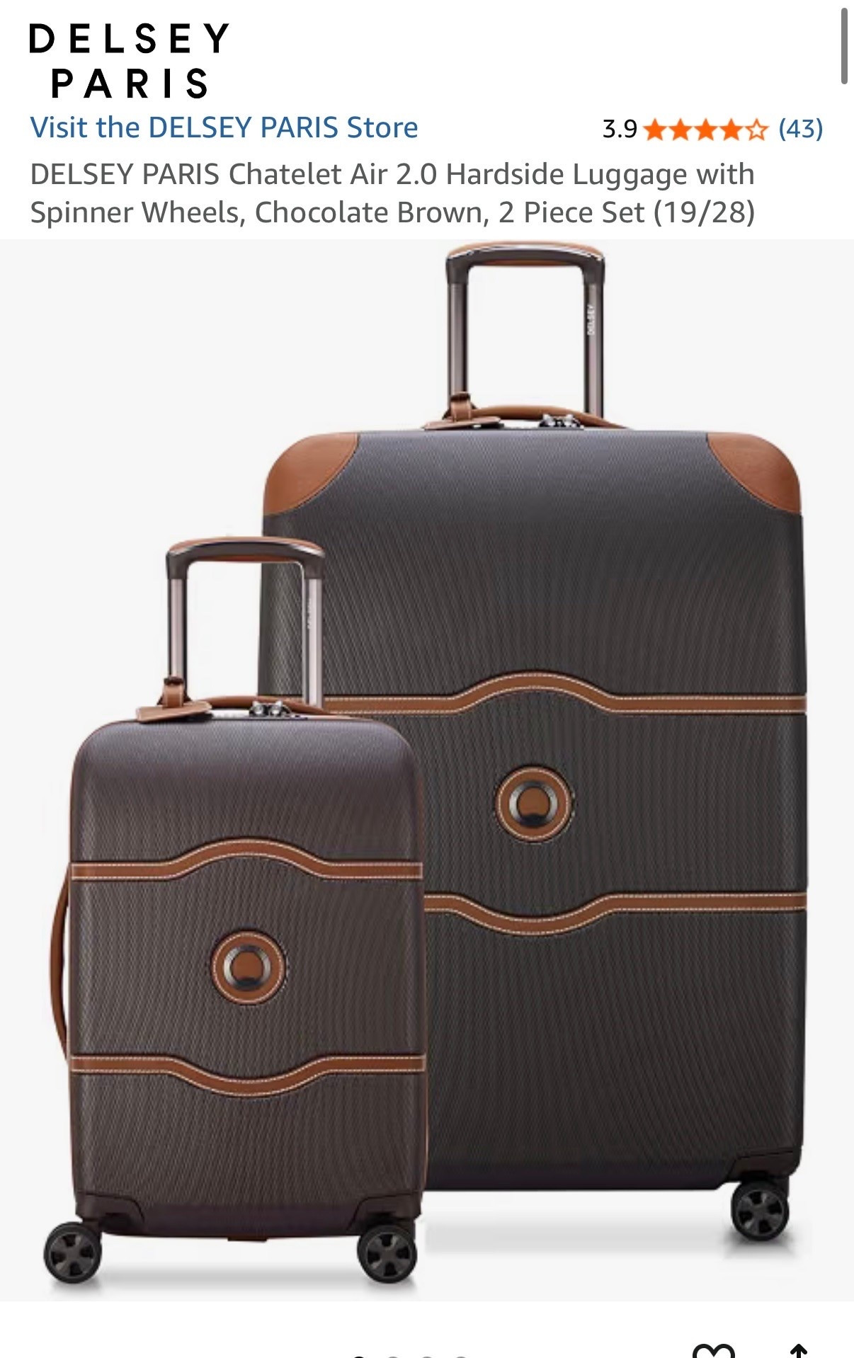 HUGE DISCOUNT🎉🎉

Amazon prime big deal days, Amazon finds, Amazon luggage , travel must have