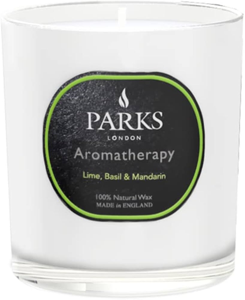 Aromatherapy Candle 220g <45 Hour Burn Time (Lime, Basil, and Mandarin) | Amazon (US)