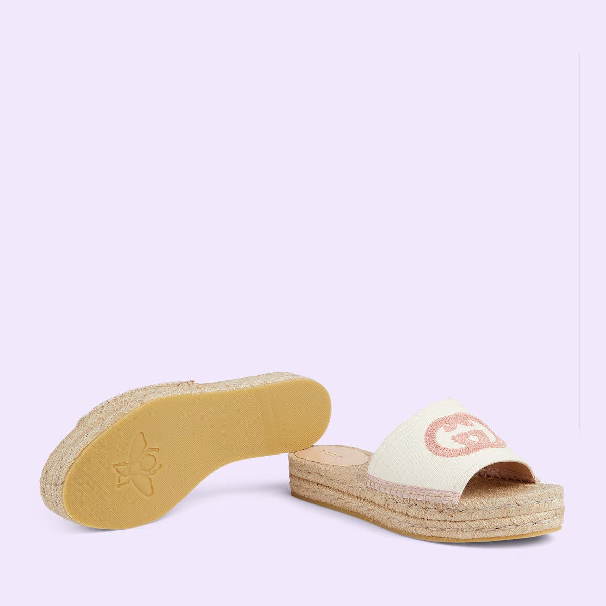 Women's espadrille slide with Interlocking G | Gucci (US)