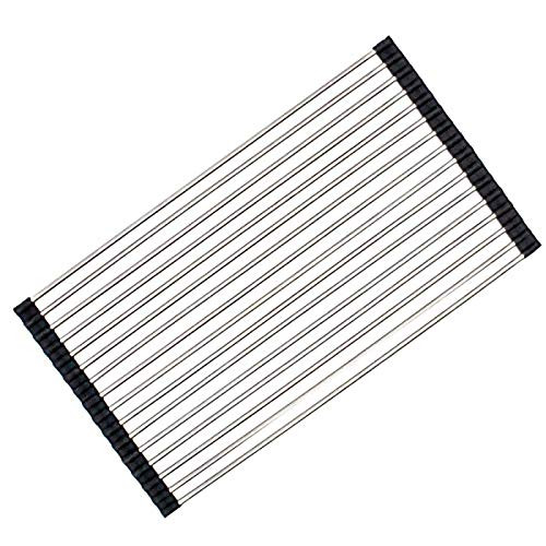 Ahyuan Roll up Dish Drying Rack Over The Sink Kitchen Roll up Sink Drying Rack Portable Dish Rack... | Amazon (US)