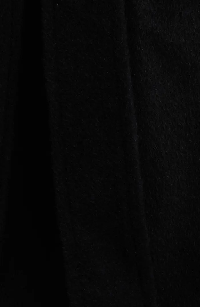 Belted Faux Fur Trim Coat | Nordstrom