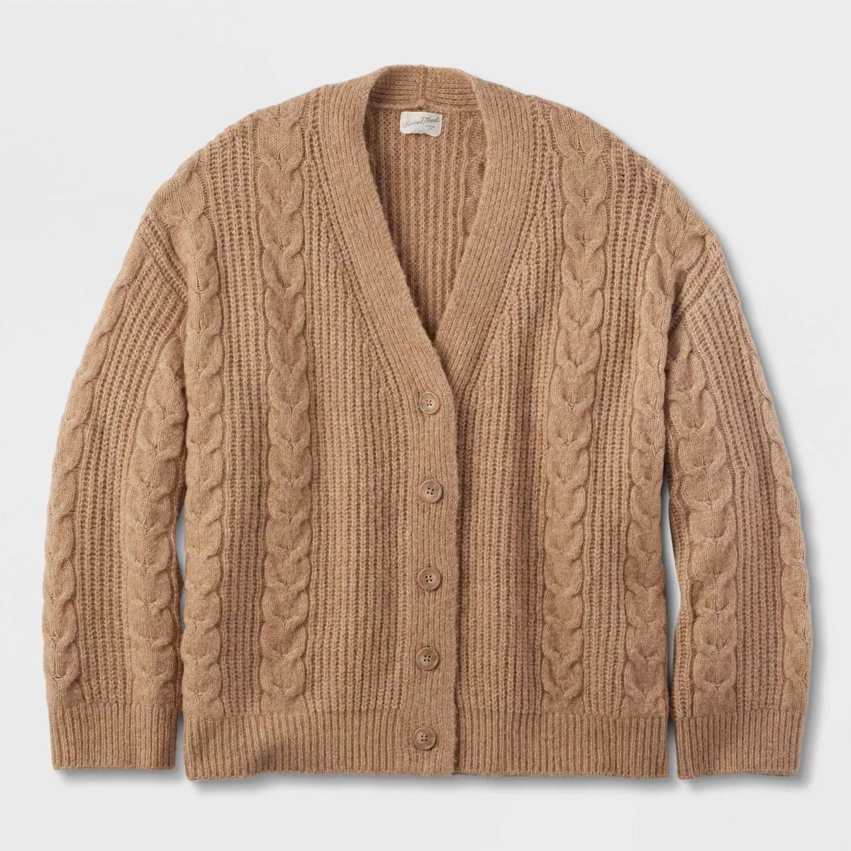 Women's Cozy Knit Cable Stitch Cardigan - Universal Thread™ | Target