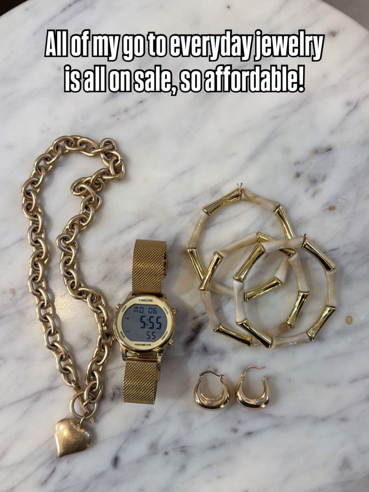 Amazon jewelry sale is SO good right now! ✨

Every single piece I wear on repeat is on sale right now! These are my everyday staples that make every outfit look more put together without spending a fortune. If you’ve been wanting to grab them, now’s the time!

#AmazonFinds #AmazonFashion #AmazonJewelry #AmazonDeals #EverydayJewelry #GoldJewelry #AffordableStyle #AmazonMustHaves #DailyAccessories #LTKFinds #LTKStyle #FashionFinds #HeartNecklace #SaleAlert #AmazonFavorites