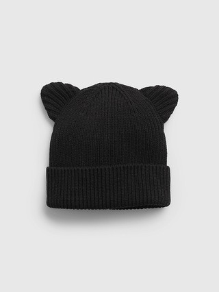 Toddler Organic Cotton Cat Beanie | Gap (US)