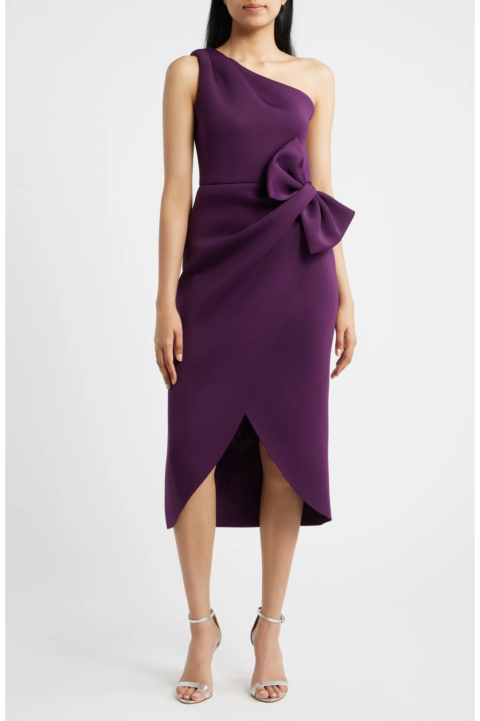 Bow One-Shoulder Cocktail Dress (Women) | Nordstrom | Nordstrom