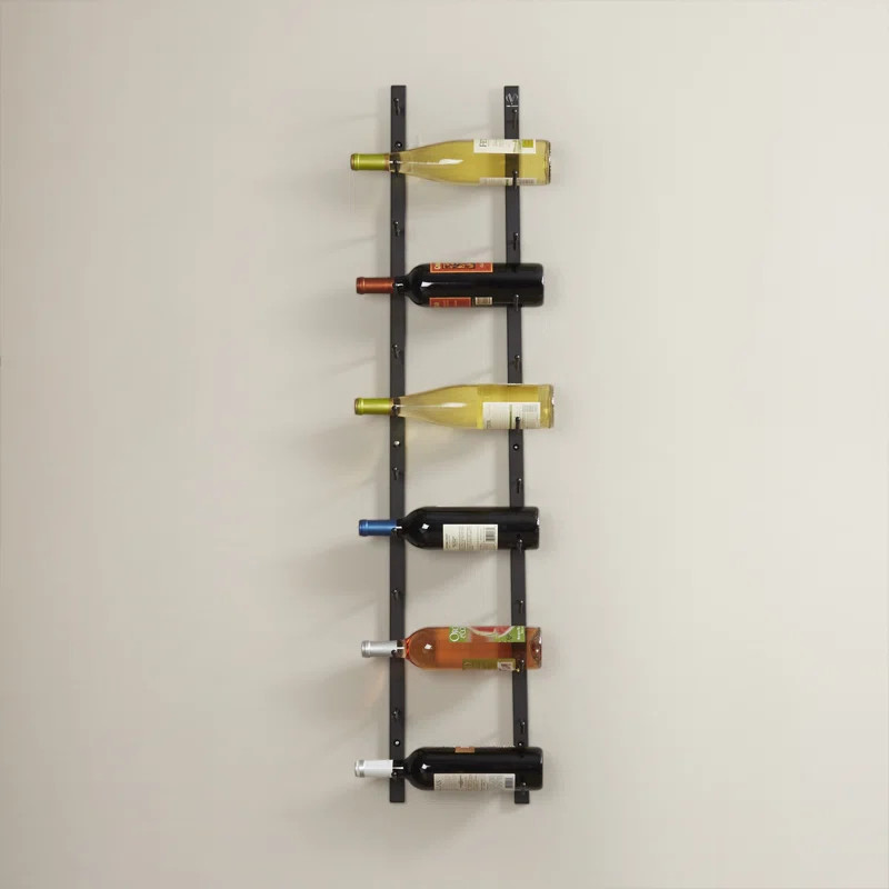 Indurial 12 Bottle Wall Mounted Wine Bottle Rack | Wayfair North America
