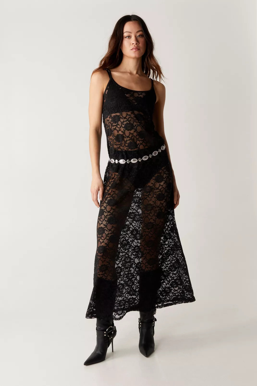 Lace Maxi Cami Dress | Nasty Gal US