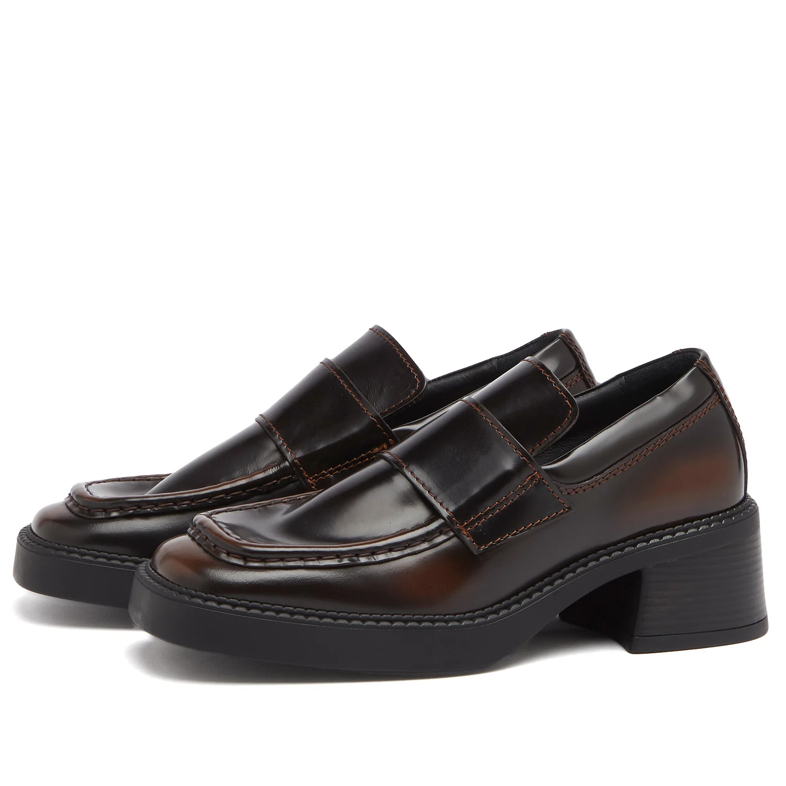 Miista Karina Black Brown Loafers | END. Clothing