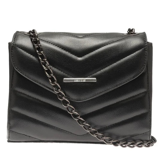 Bolsa Transversal Maria Milão Pequena Corrente Luxo preta - Preto  | Zattini (BR)