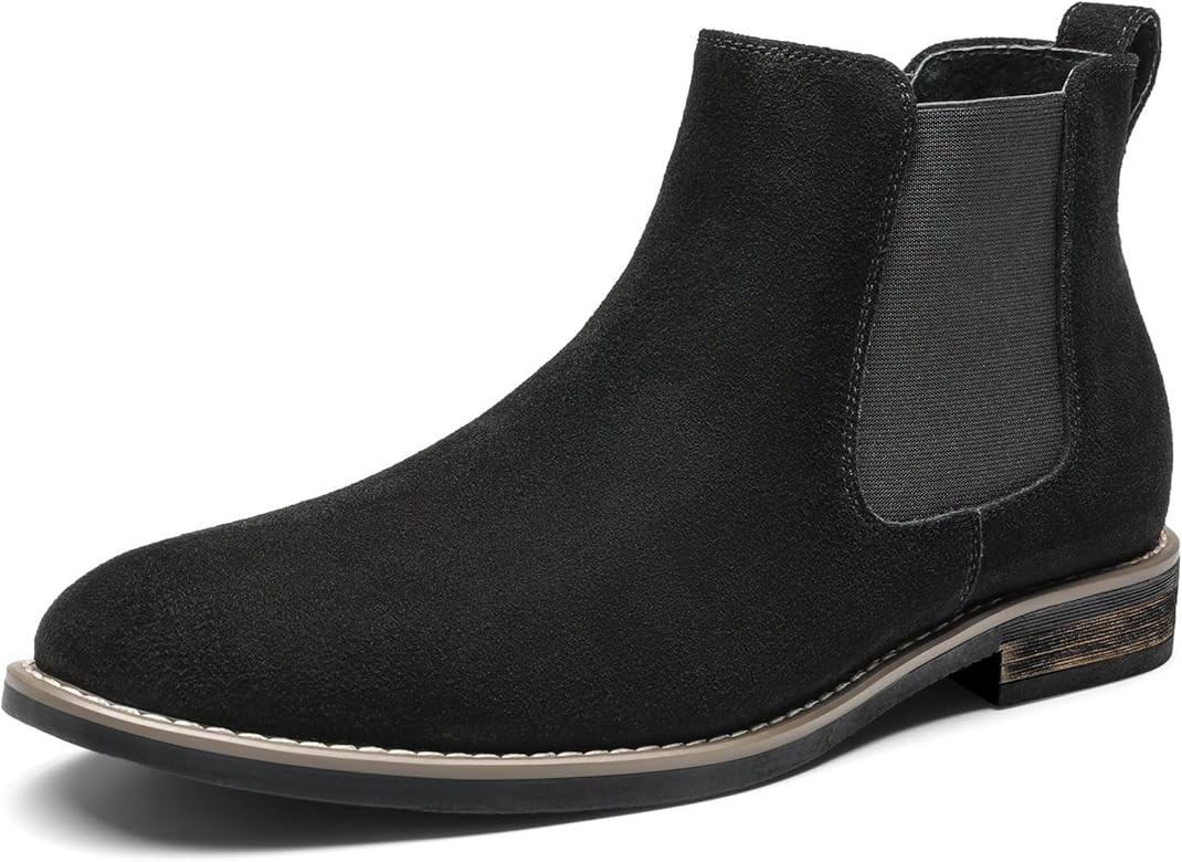 Bruno Marc Men's Suede Leather Chelsea Ankle Boots | Amazon (US)