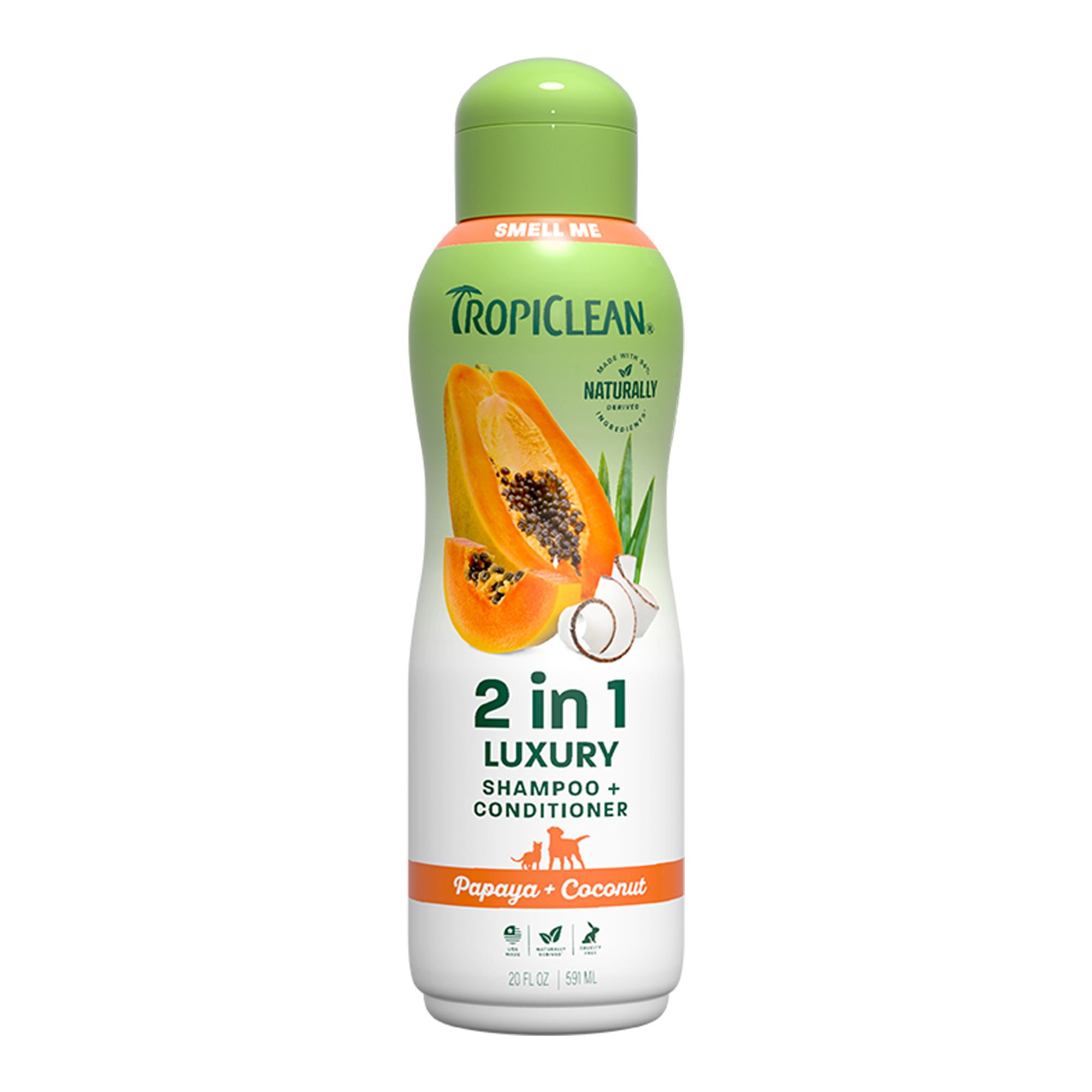 TropiClean® Papaya & Coconut Dog Shampoo & Conditiner | PetSmart