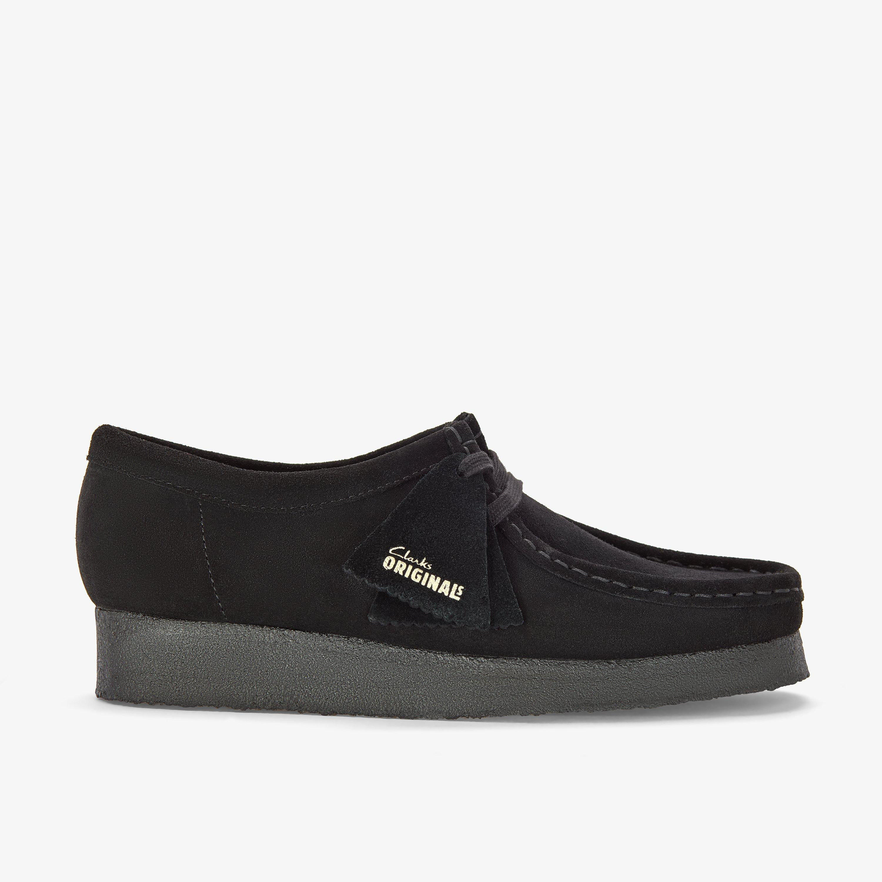 Men Wallabee Black Suede Shoes | Clarks US | Clarks (US)