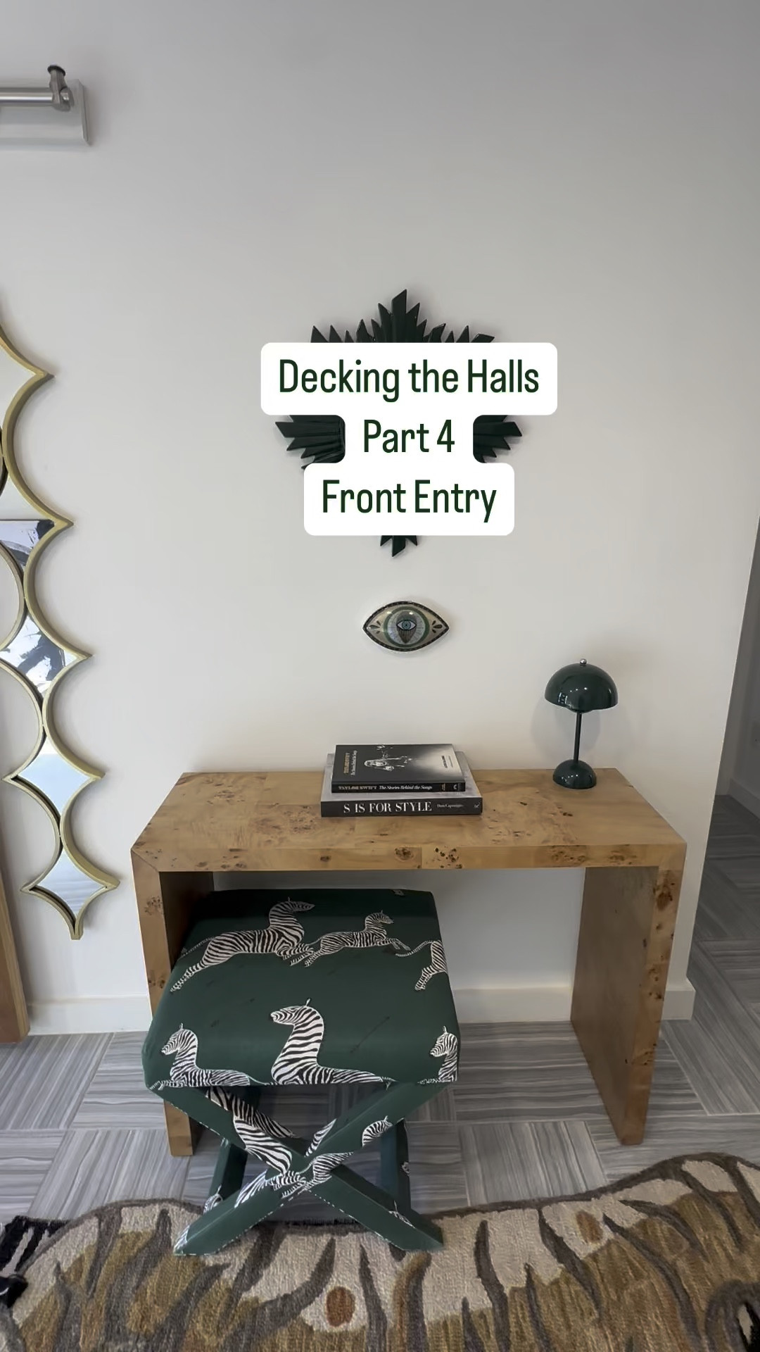 Front Entry Christmas Decor 

✨ entry console, touch lamp, mirror, evil eye, star mirror, striped bench, 


#LTKSeasonal #LTKHoliday #LTKHome