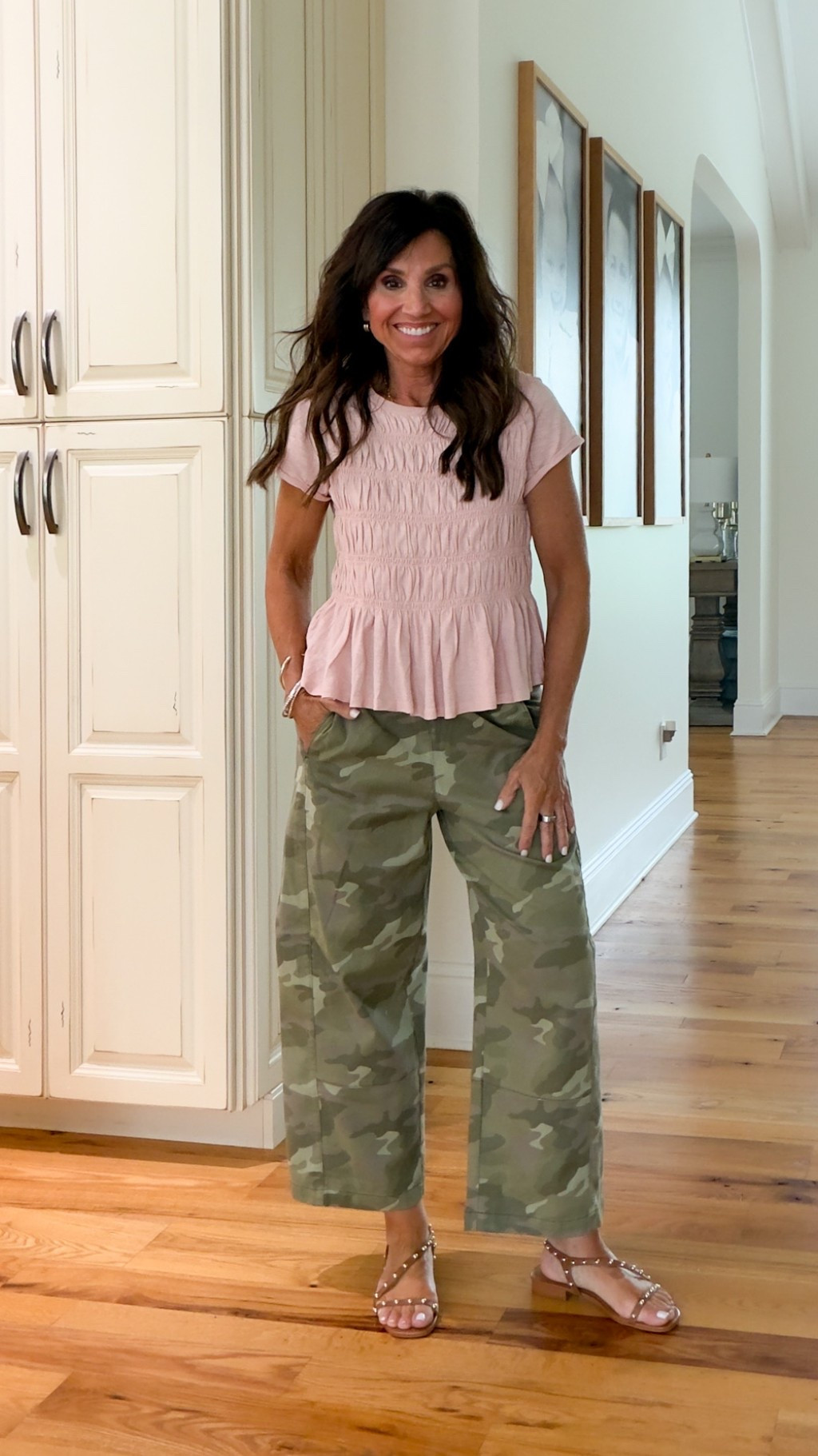 Anthro outfit 
Use code CYNDI20
Top- small
Pants - XS

#LTKSeasonal #LTKOver40