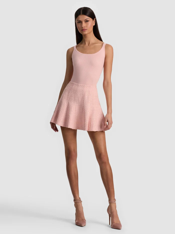 ZONA TWEED MINI SKIRT | Alice + Olivia