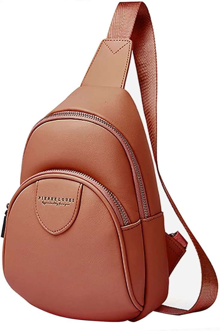 Crossbody Fanny Packs,Small Sling Bag for Women,Fashion Waist Packs Shoulder Bag Mini Chest Purse... | Amazon (US)