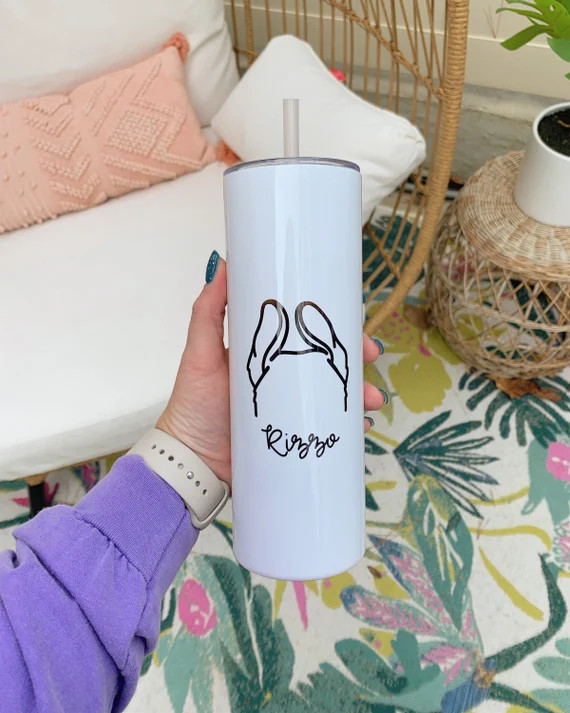 Custom Dog Ear Skinny Tumbler  Put Your Pets Ears on A Water | Etsy | Etsy (US)
