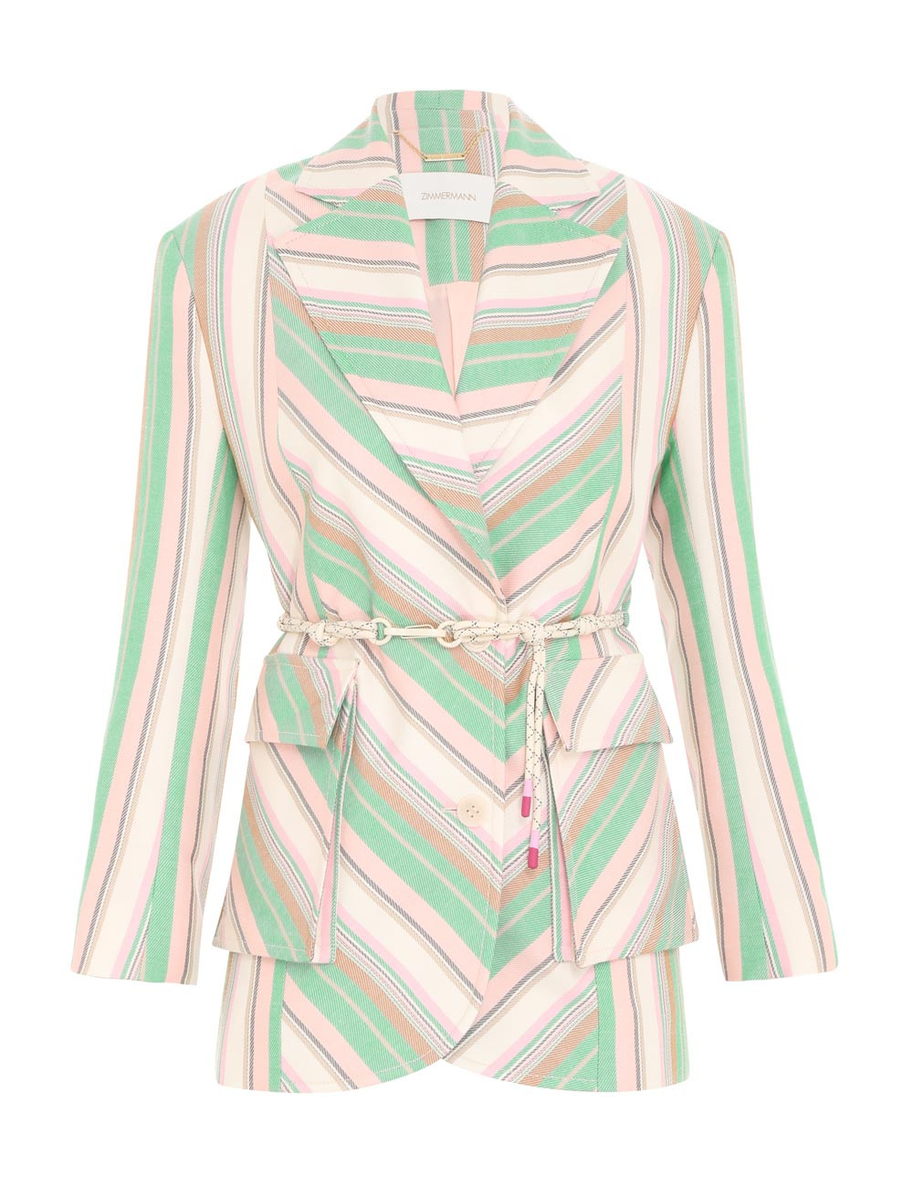High Tide Stripe Jacket | ZIMMERMANN (APAC)