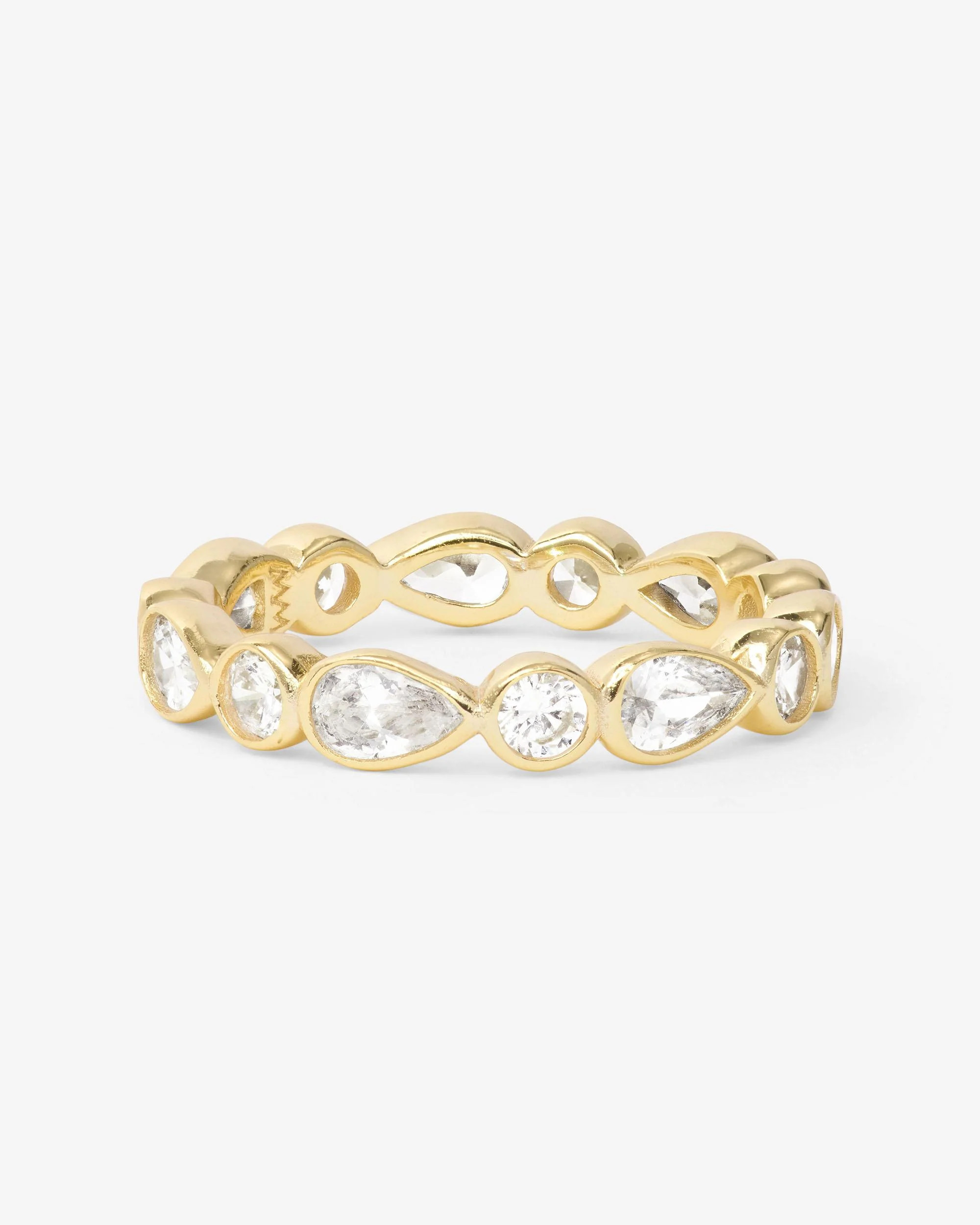 Isla Ring - Gold|White Diamondettes - 6 | Melinda Maria Jewelry