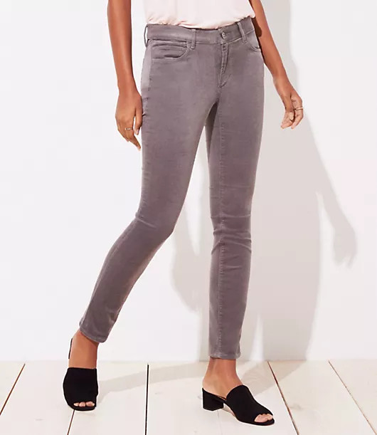 LOFT Curvy Skinny Corduroy Pants | LOFT