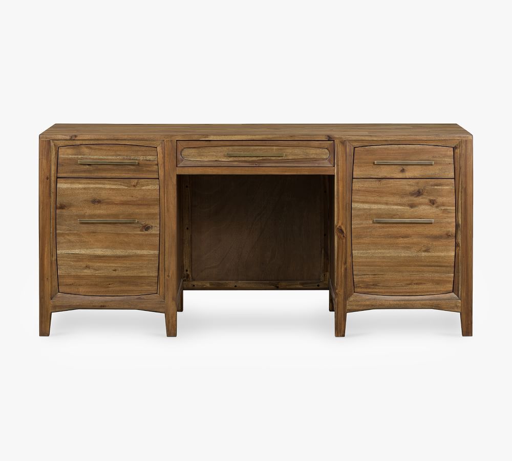 Firenze 66" Executive Desk with Drawers | Pottery Barn (US)