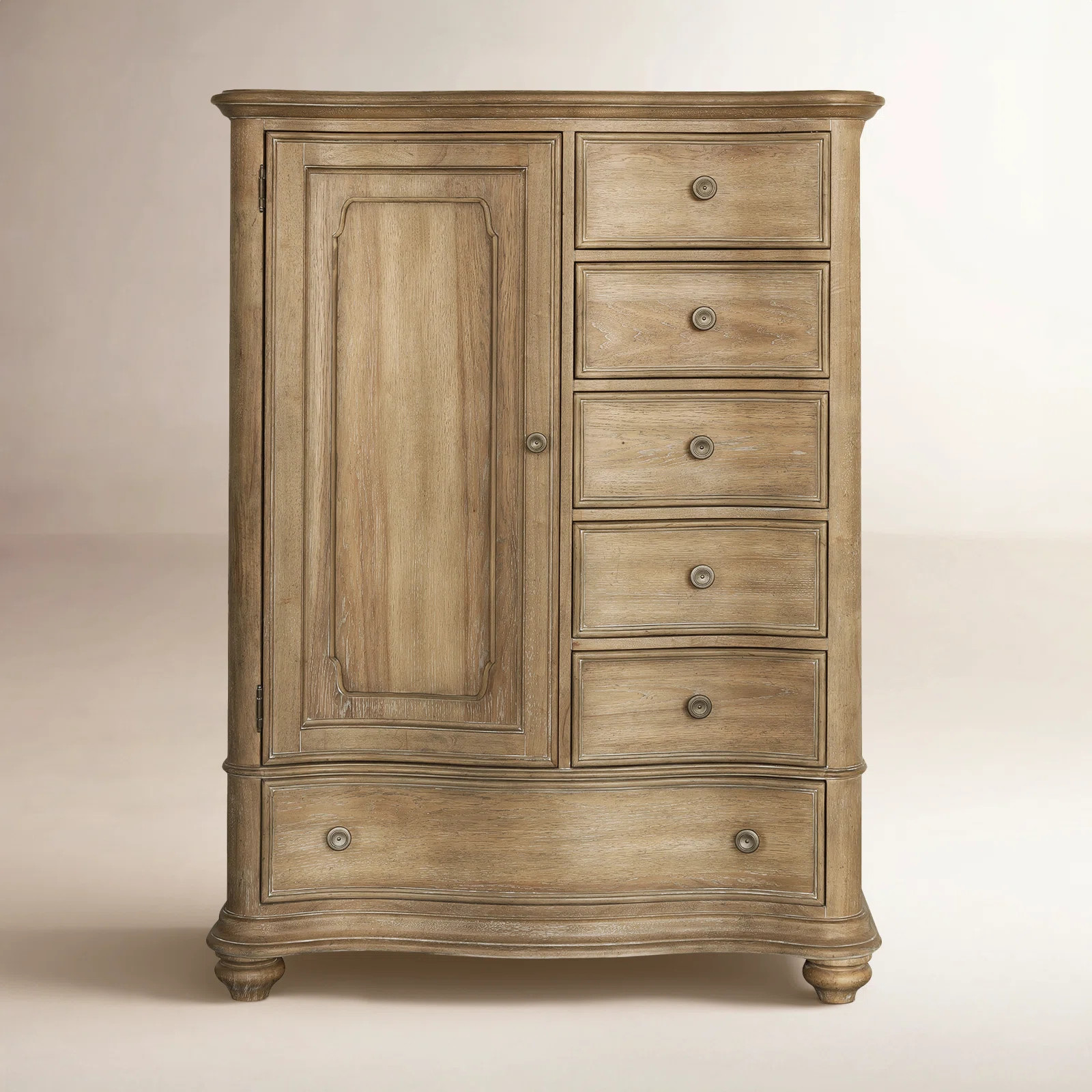 Morrissey 6 Drawer 44.06" W Solid Wood Combo Dresser | Wayfair North America