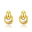 Chunky Gold Knot Earrings for Women Trendy Statement Dangle Earrings | 14K Gold Silver Plated, Fa... | Amazon (US)