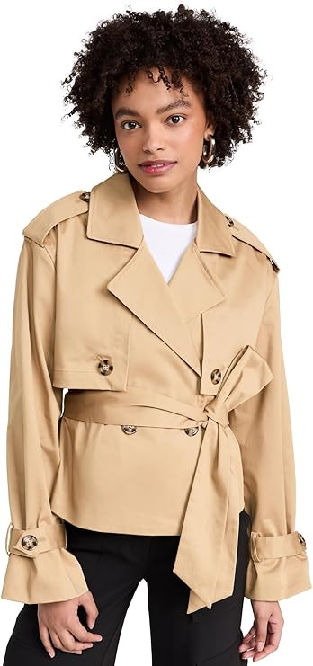 Women's The Cropped Charles Trench Coat | Amazon (US)