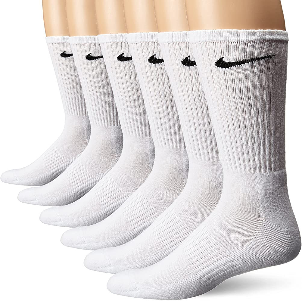 Nike Women's Performance Cushion Crew Socks with Band (6 Pairs) | Amazon (US)