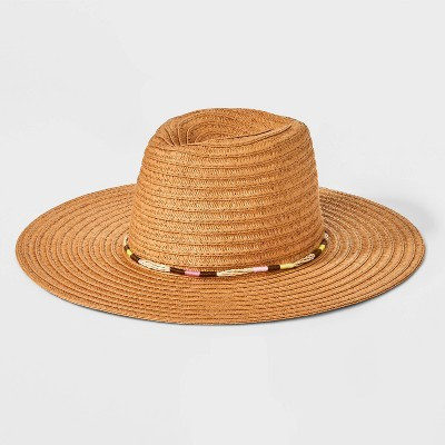 Straw Panama Hat - Universal Thread™ Brown S/M | Target