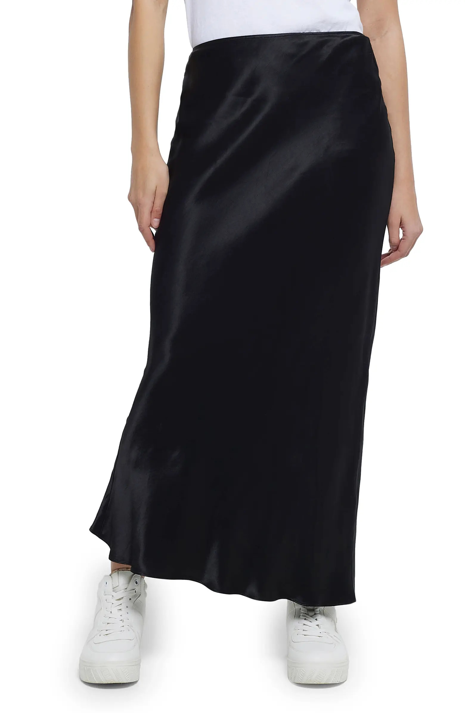 Bias Cut Satin Maxi Skirt | Nordstrom