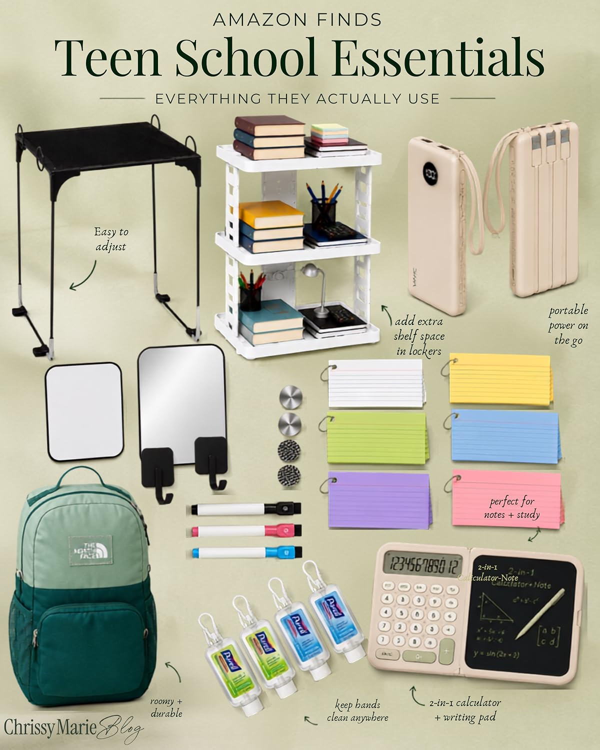 Teen school essentials that make back-to-school feel slightly less chaotic. Practical finds for lockers, backpacks, studying, and staying organized enough that everything doesn’t disappear by week two. 

 #LTKmomlife #LTKSeasonal #LTKKids