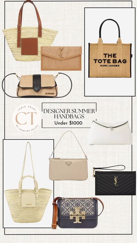 Designer summer handbags under $1000!
Saks, designer bags, designer handbags, Jacquemus, Saks Fifth Avenue. 

#LTKStyleTip #LTKItBag #LTKSeasonal