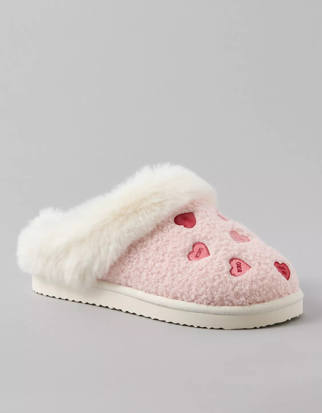 AE Candy Hearts Scuff Slipper | American Eagle Outfitters (US & CA)