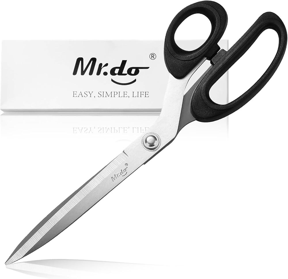 Mr.do Fabric Scissors 10 inch Sewing Scissors All Purpose Sharp Heavy Duty Fabric Scissors for Cu... | Amazon (US)