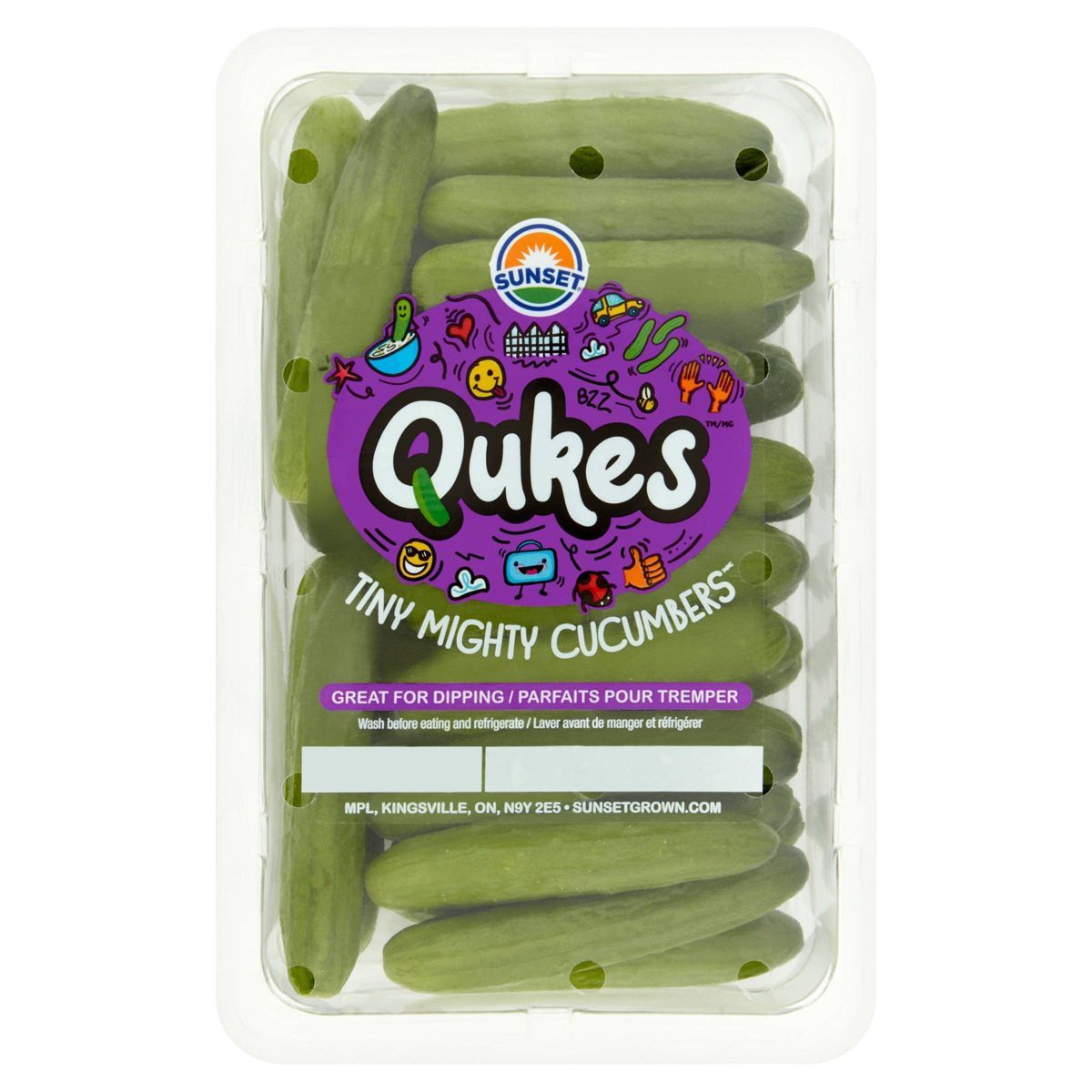Sunset Qukes Tiny Mighty Cucumbers - 12oz | Target