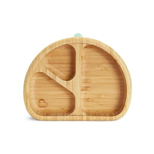 Munchkin® Bambou™ Divided Suction Plate - Eco-Friendly Bamboo Dinnerware for Babies and Toddlers | Amazon (US)