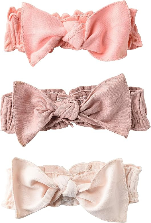L'ovedbaby baby girls Organic Smocked Headband, Pinks, 0-12 Months up to 22 lbs US | Amazon (US)