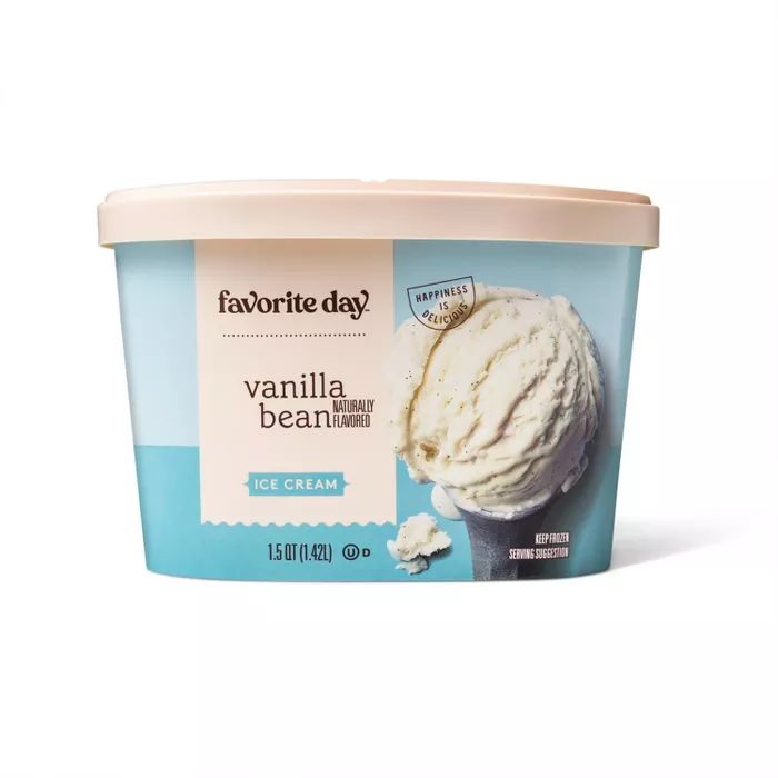 Vanilla Bean Ice Cream - 48oz - Favorite Day™ | Target