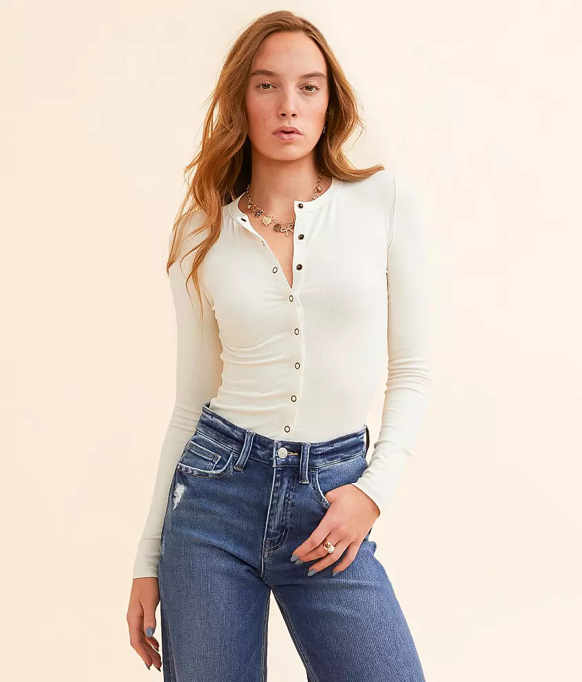 Snap Down Cropped Top | Buckle