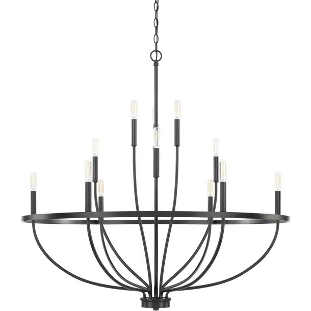 Babson Dimmable Wagon Wheel Chandelier | Wayfair North America