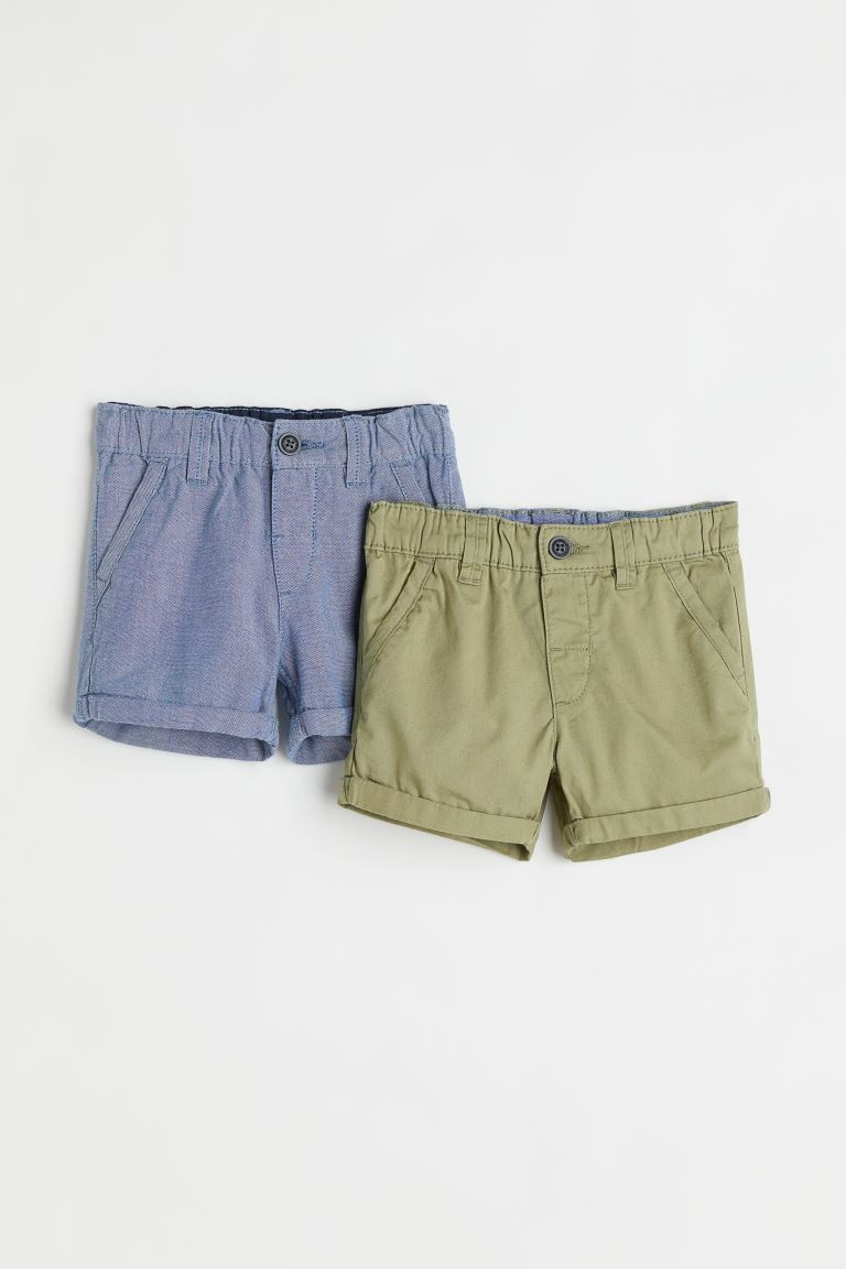2-pack Chino Shorts | H&M (US + CA)