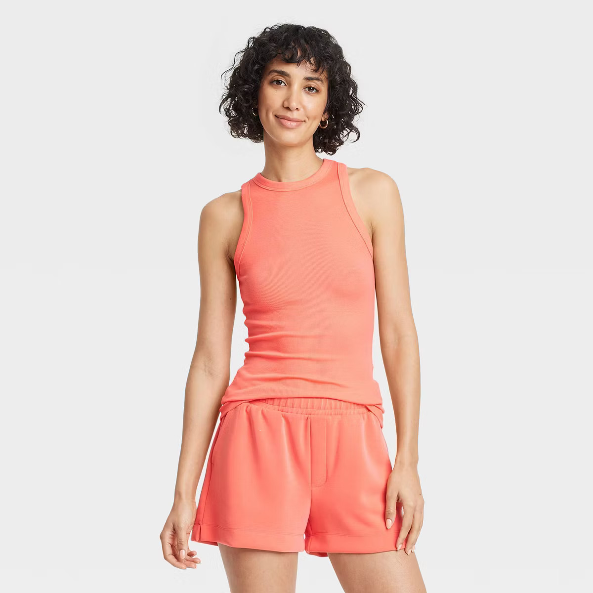 Women's Slim Fit Ribbed Tank Top - A New Day™ | Target
