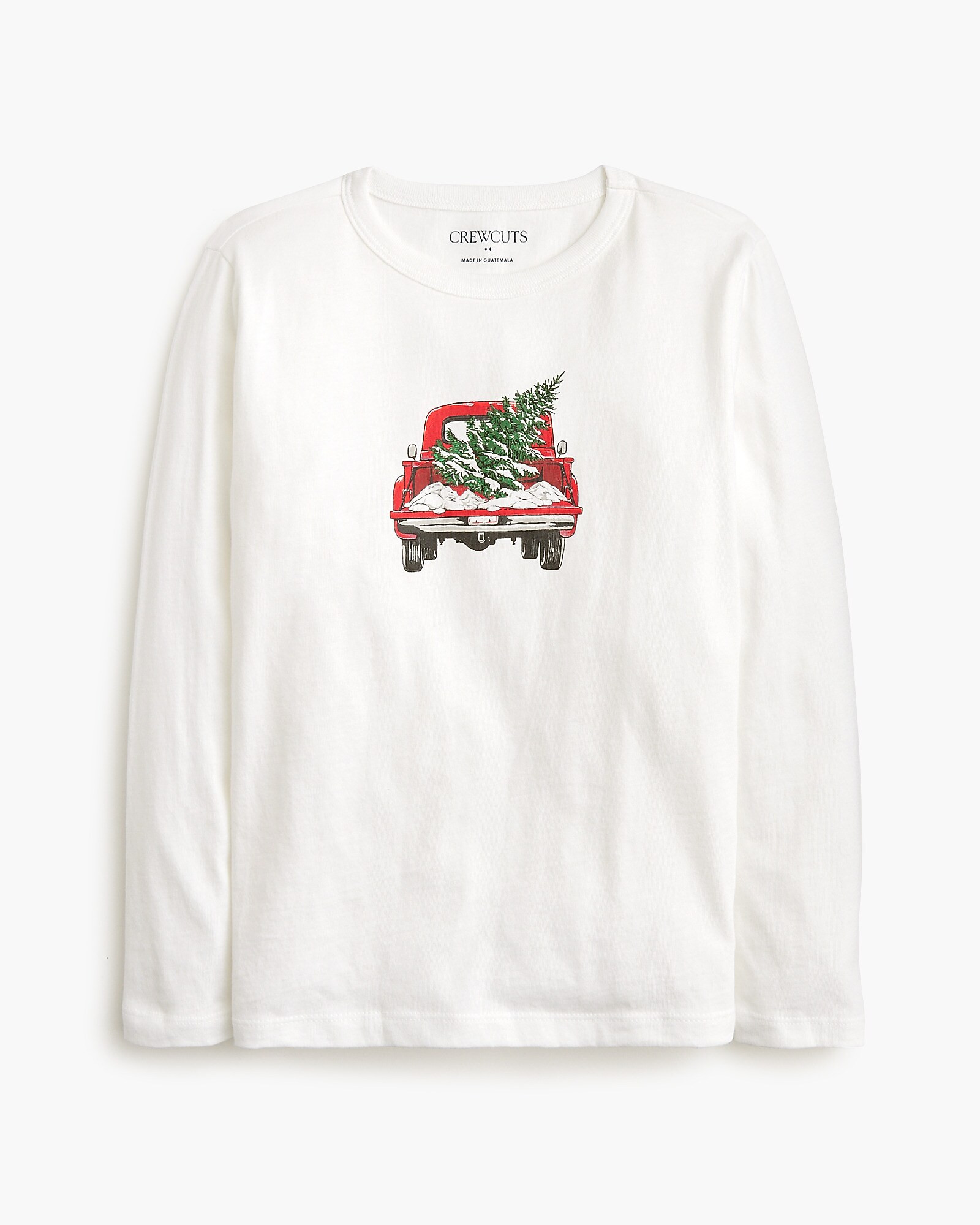 Boys' long-sleeve truck and tree graphic tee | J.Crew Factory