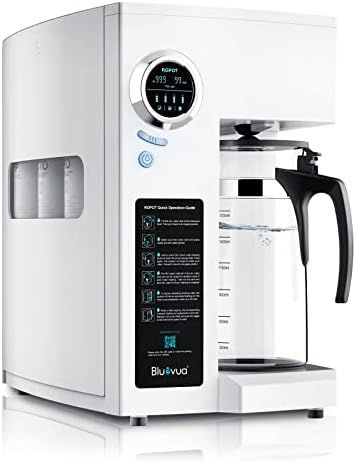 Bluevua RO100ROPOT Reverse Osmosis System Countertop Water Filter, 4 Stage Purification, Counter ... | Amazon (US)